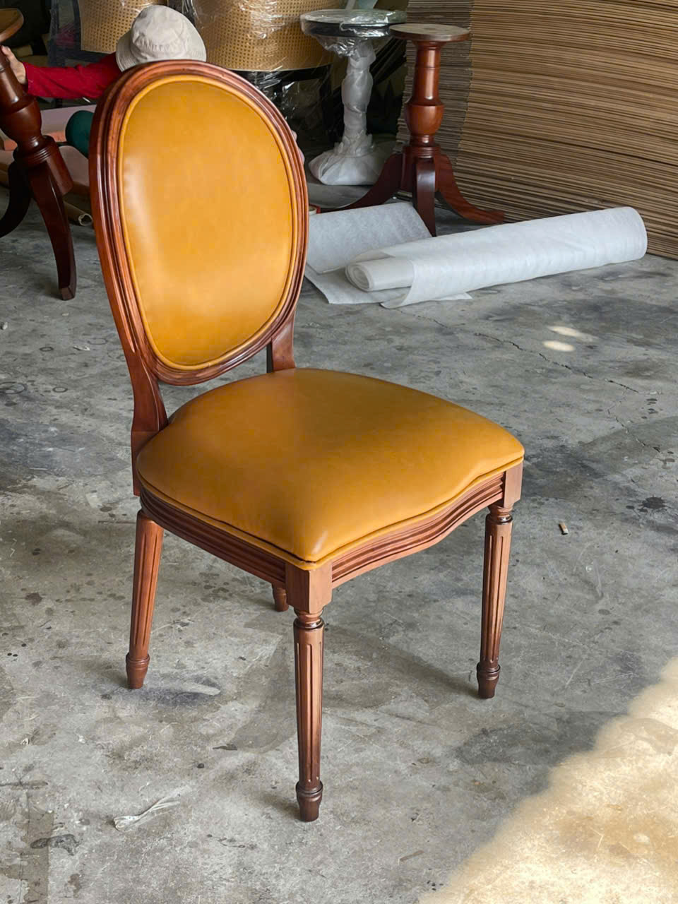 GHẾ ĂN TÂN CỔ ĐIỂN LOUIS 16 KHÔNG TAY